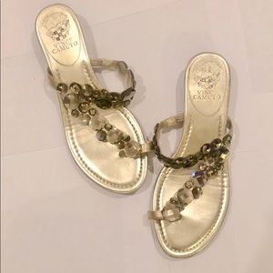 { Vince Camuto } Gold Sandals
